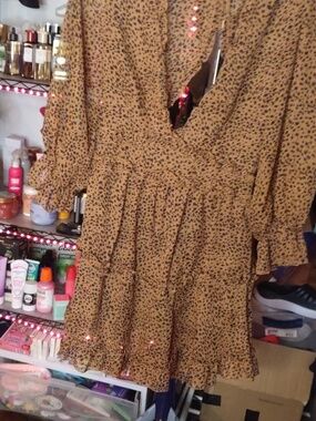Medium cheetah print dress